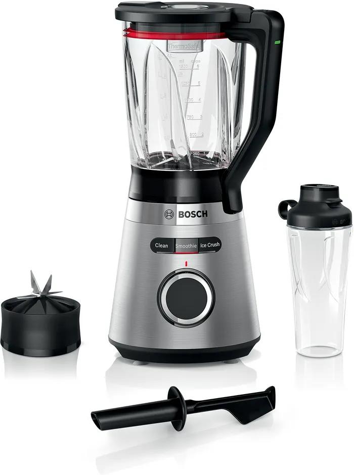 Изображение Блендер Bosch MMB6384M (стационарный/1200 Вт/черный, стальной)