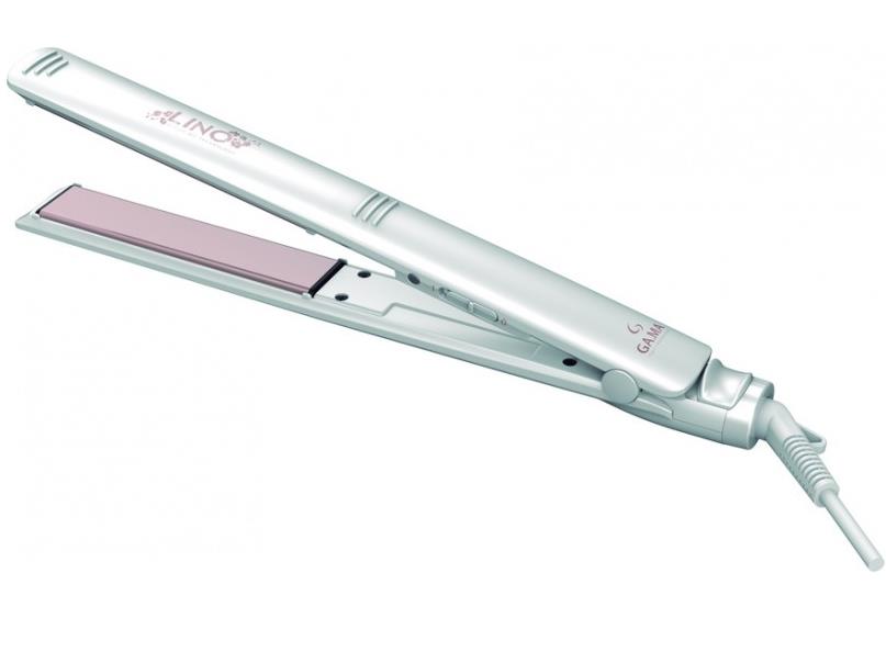 Изображение Щипцы для волос GA.MA ELEGANCE LINO (GI0225), белый (45 Вт /230 °C/керамическое)