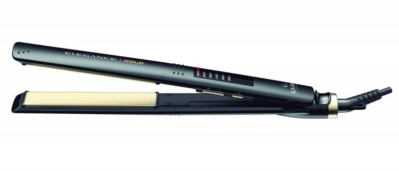 Изображение Щипцы для волос GA.MA ELEGANCE LED GOLD - SY (GI0235) (50 Вт /230 °C/керамическое)