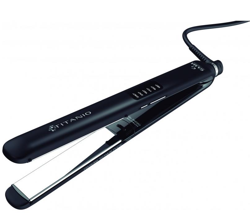 Изображение Щипцы для волос GA.MA CP14 LED 4D TITANIO - SY (GI2511) черный (40 Вт /230 °C/титановое)