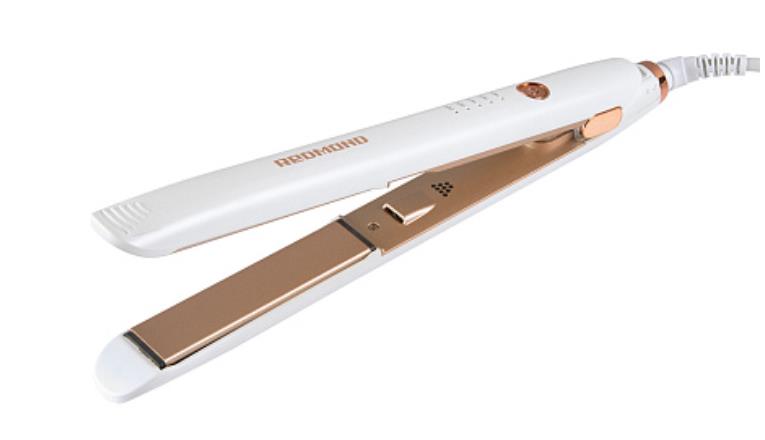 Изображение Щипцы для волос REDMOND HS-1715, белый (35 Вт /230 °C/керамическое)