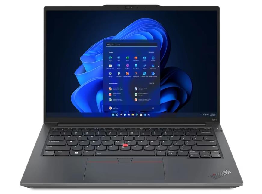 Изображение Ноутбук Lenovo ThinkPad E14 Gen 5 (AMD 7430U 2300 МГц/ SSD 512 ГБ  /RAM 16 ГБ/ 14" 1920x1200/VGA встроенная/ Windows 11 Pro) (21JR005RGQ_Win11P)
