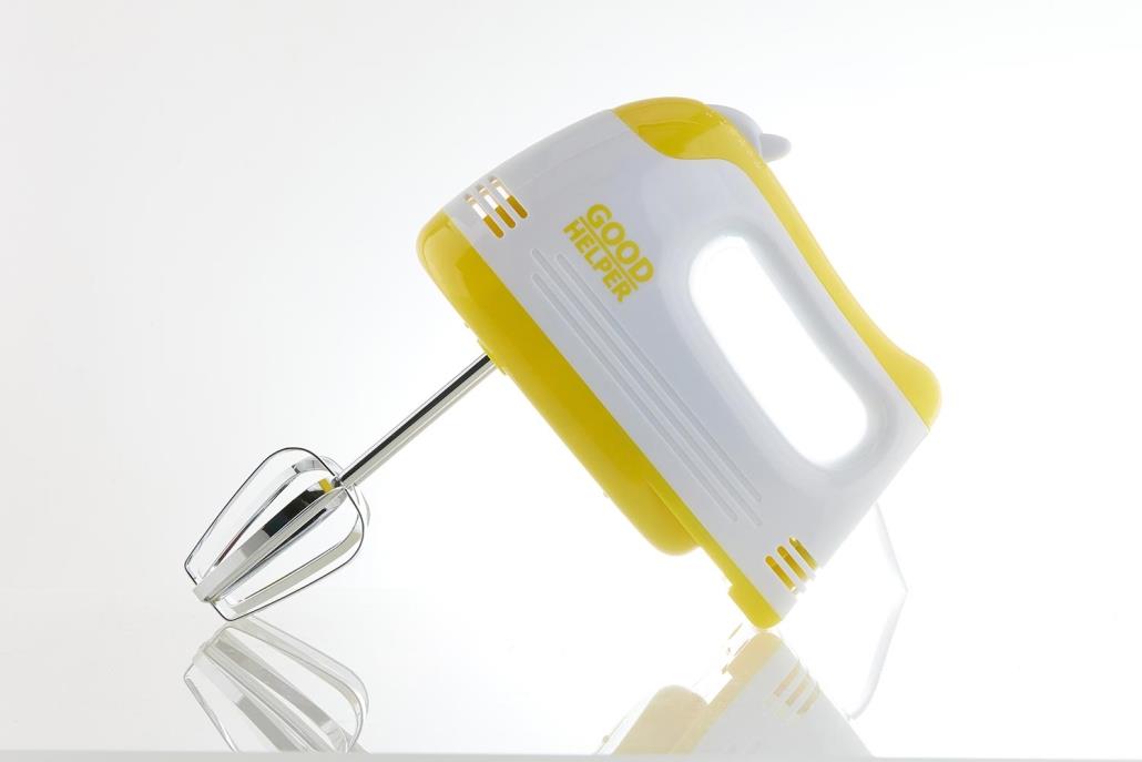 Изображение Миксер Goodhelper HM-374  (300 Вт /желтый, белый)
