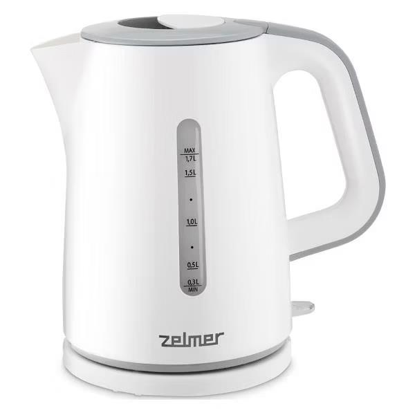 Изображение Электрический чайник Zelmer ZCK7620S (2200 Вт/1,7 л /пластик/белый)