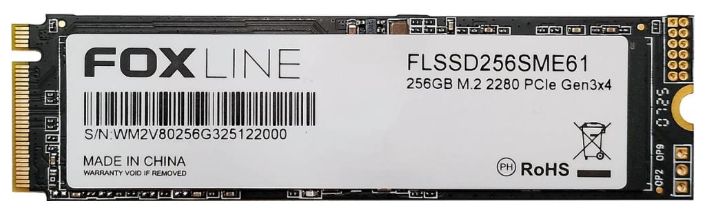 Изображение SSD диск Foxline FLSSD256SME61 256 Гб 2280 (FLSSD256SME61)