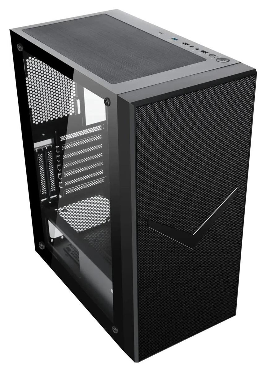 Изображение Корпус Accord ACC-3501 Black (mATX, ATX, Mini-ITX, черный, без БП)/(ACC-3501)