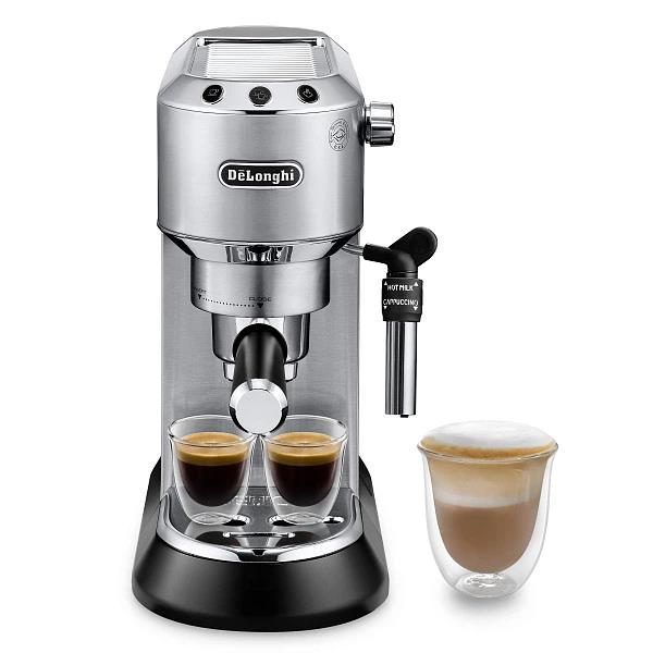 Изображение Кофеварка DeLONGHI EC685.M серебристый (рожковая/1,1 л /1350 Вт )
