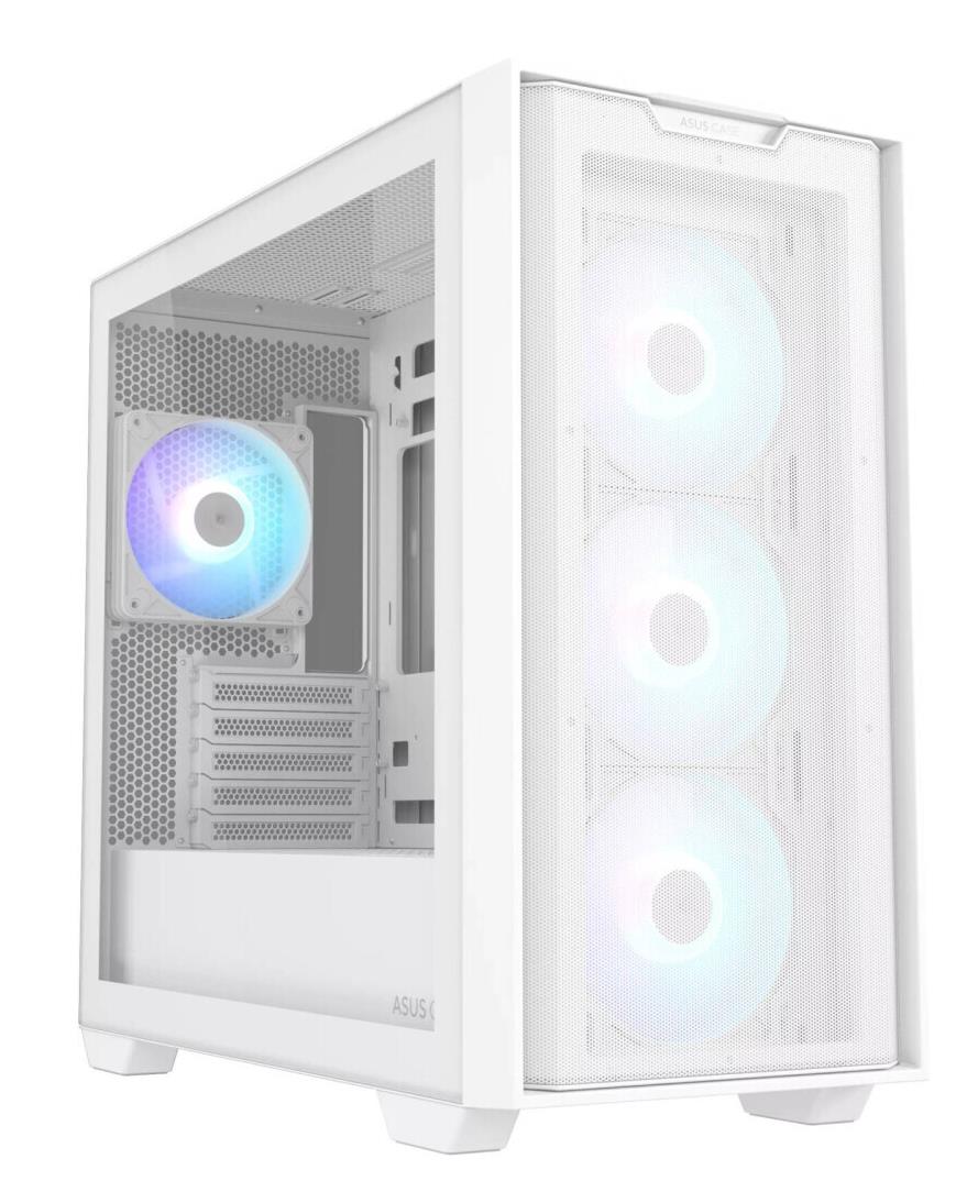 Изображение Корпус Asus A21 Plus White (mATX, Mini-ITX, белый, без БП)/(90DC00H3-B19010)