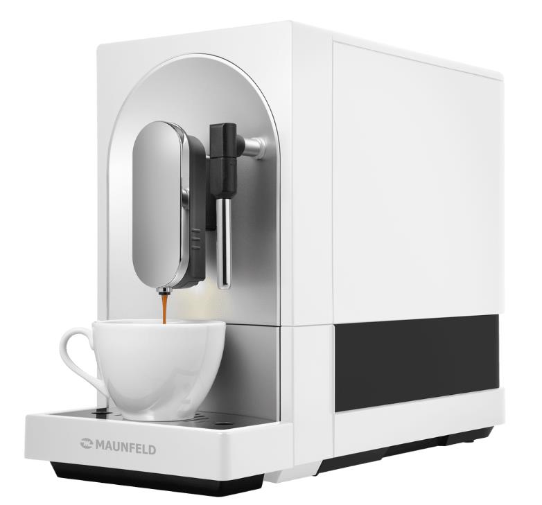 Изображение Кофемашина MAUNFELD MF-A7021WH (1470 Вт /19 бар/белый)