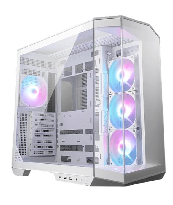 Изображение Корпус MSI MAG Pano 100R PZ White (mATX, ATX, Mini-ITX, белый, без БП)/(306-7G26W22-HH9)