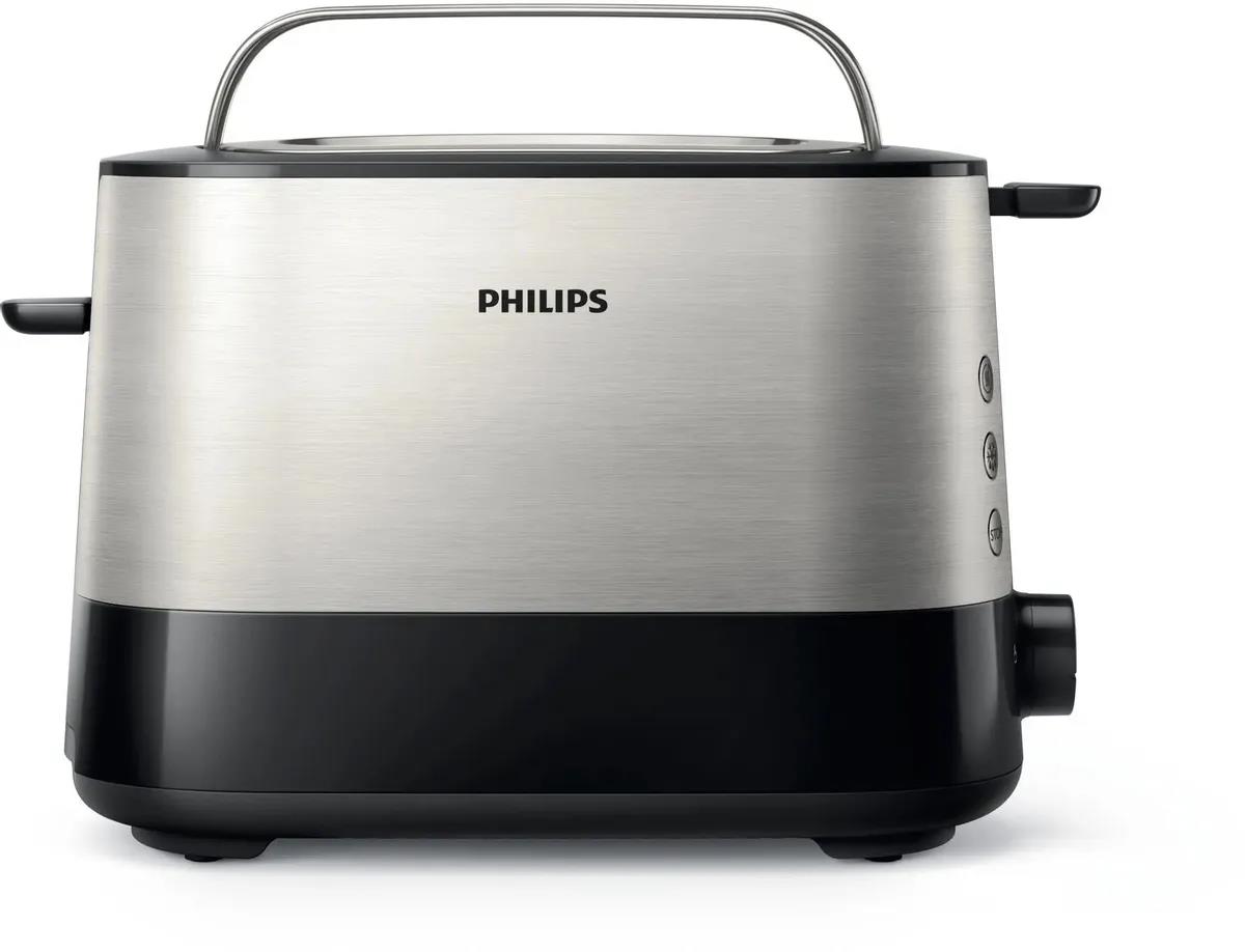 Изображение Тостер Philips HD2637/90 830Вт (830 Вт  черный, серебристый)