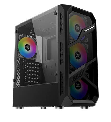 Изображение Корпус Xigmatek Lamiya (mATX, ATX, Mini-ITX, черный, без БП)/(EN40016)