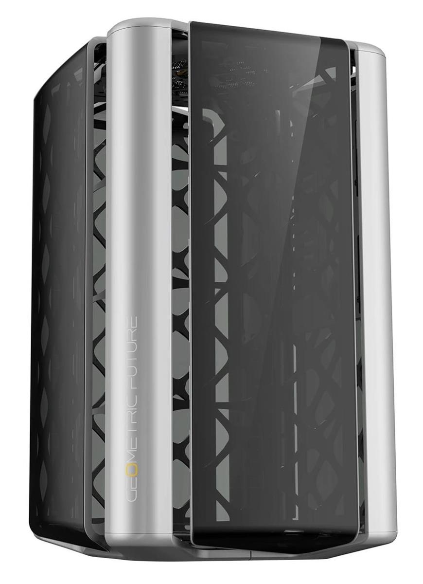 Изображение Корпус Geometric Future Model 2 The Ark Grey (mATX, Mini-ITX, серый, без БП)/(1AM2AKGA00100)