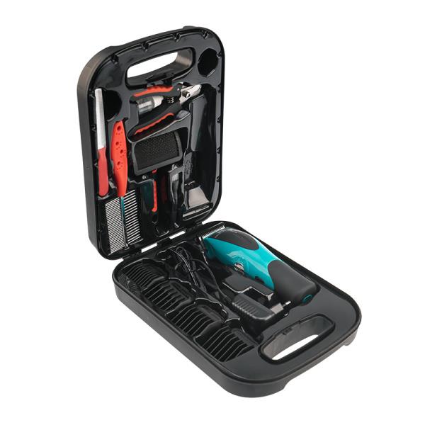 Изображение Триммер для домашних животных MONELLA для стрижки домашних животных, аккумуляторная 5 Вт (MHC-01J-Turbo), черный, синий