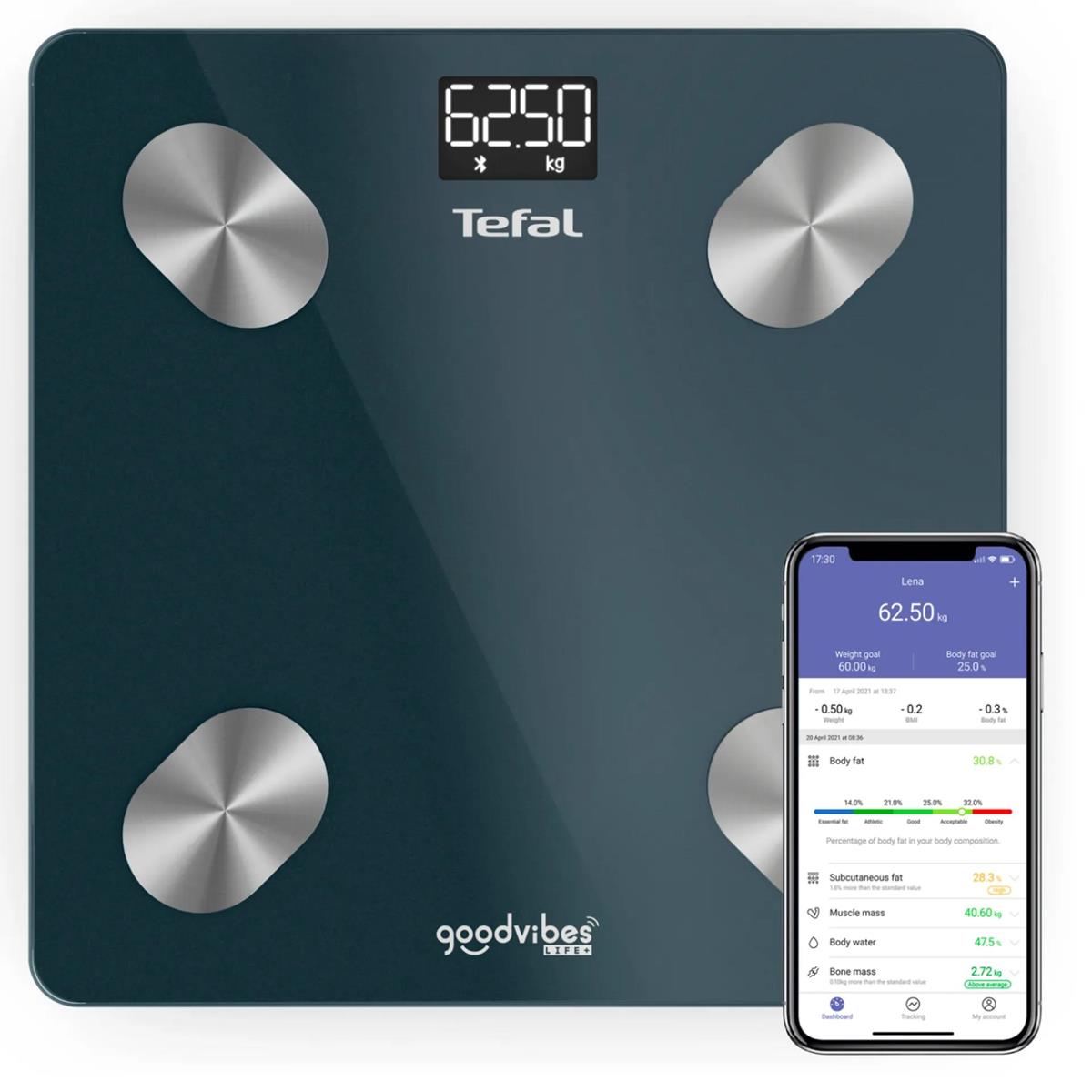 Изображение Весы Tefal BM9620S1,синий