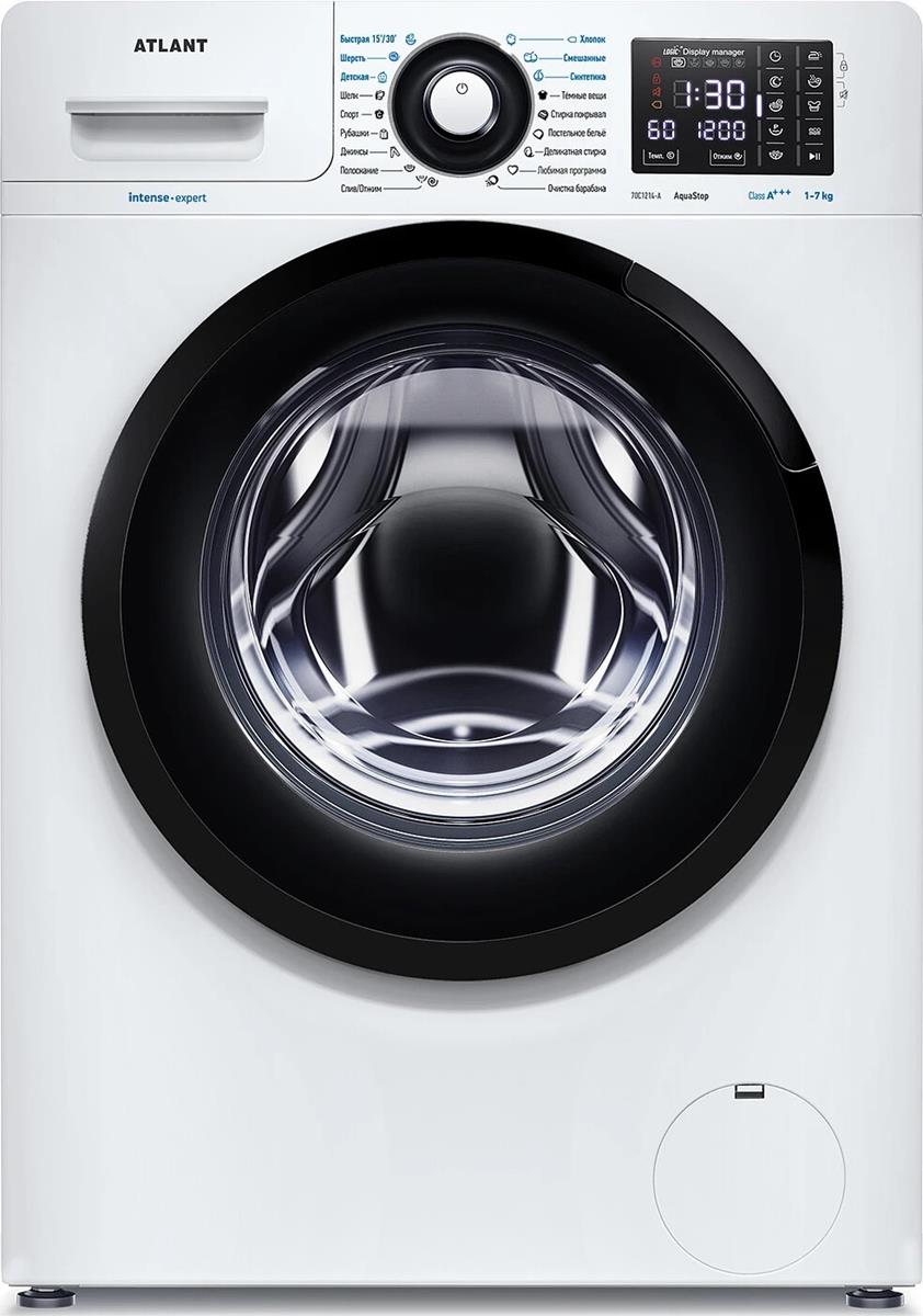 Изображение Стиральная машина Атлант СМА 70С1214-А-02, белый (фронтальная, 7 кг, 1200 об/мин )