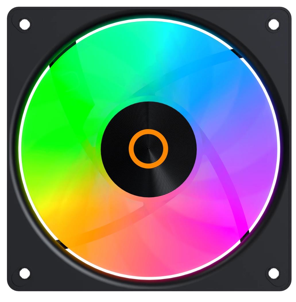Изображение Вентилятор Ocypus Gamma F12 Elite BK ARGB (1800 об/мин , 120x120x25 мм,4-pin PWM)