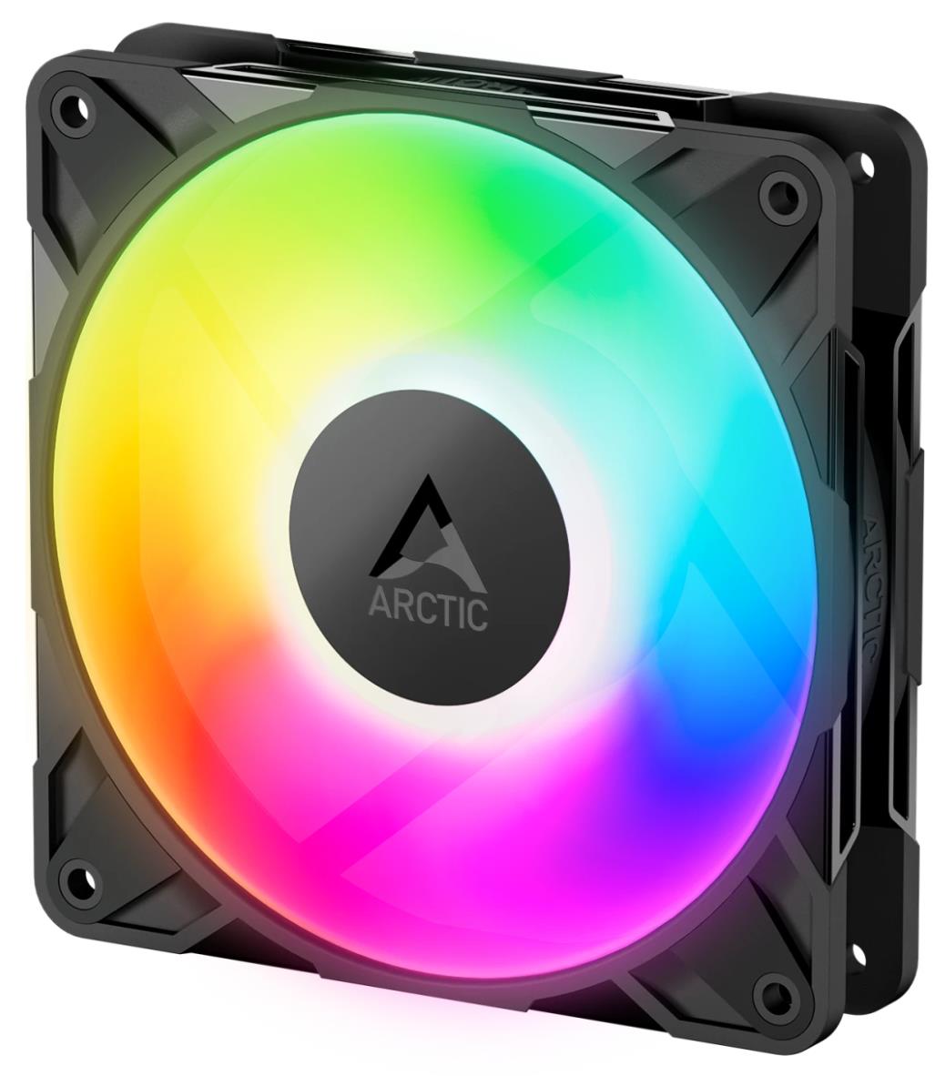 Изображение Вентилятор Arctic P12 Pro A-RGB Black (3000 об/мин , 120x120x25 мм,4-pin PWM)