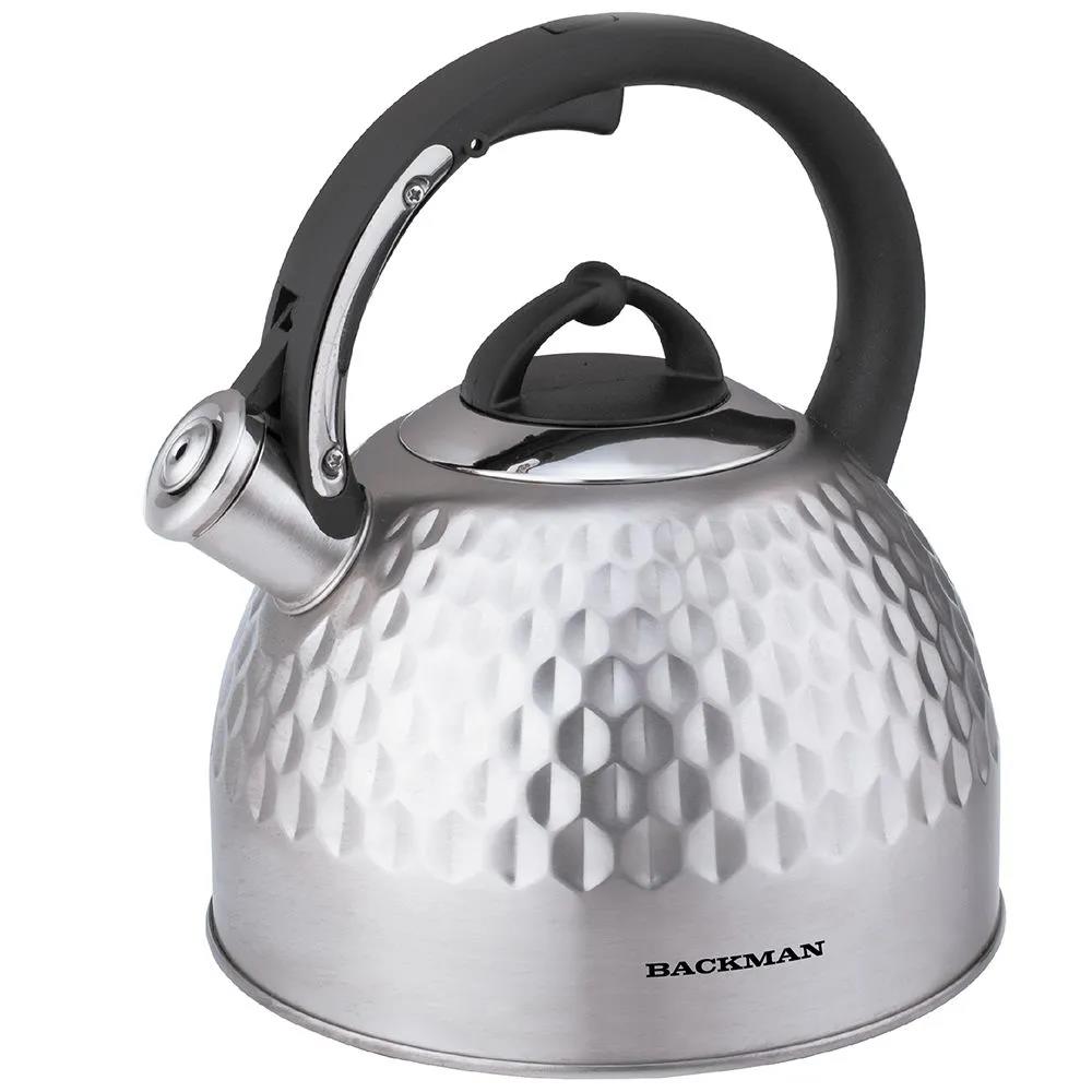 Изображение Чайник BACKMAN BM-0721 Agata (3, л л /серебристый)
