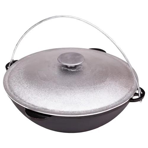 Изображение Казан Гардарика 1622-6 поход чугун 22л алюм/кр Татарский чугун 22 л