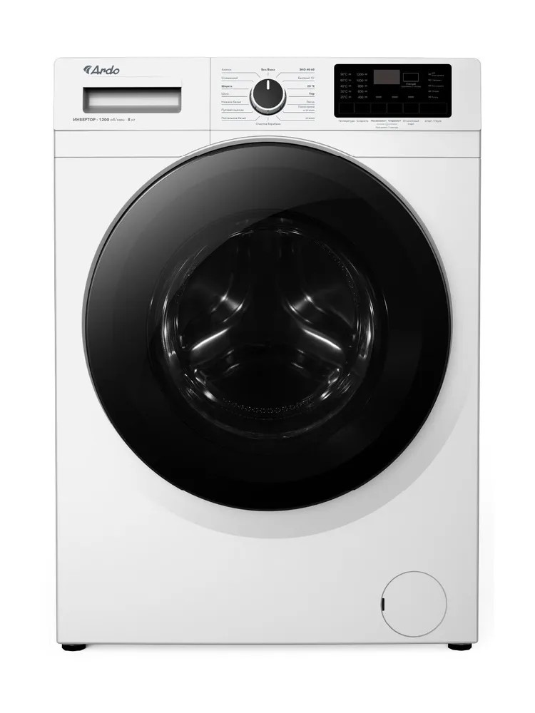 Изображение Стиральная машина Ardo WME812544DW2, белый (фронтальная, 8 кг, 1200 об/мин )