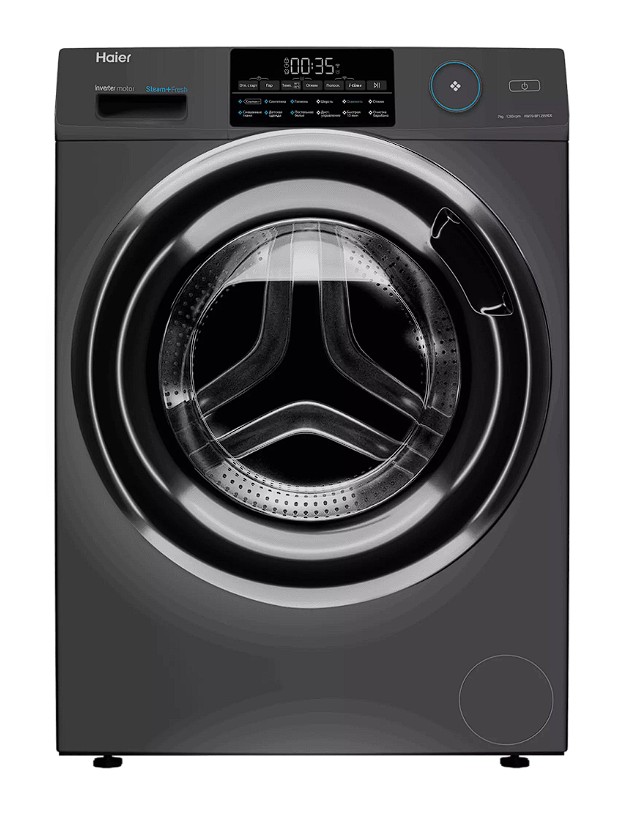 Изображение Стиральная машина Haier HW70-BP12959DE, серый (фронтальная, 7 кг, 1200 об/мин )