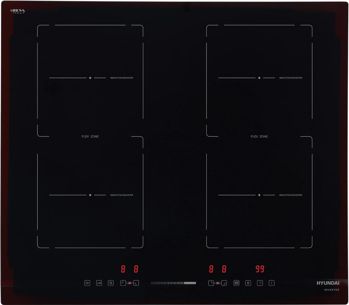 Изображение Варочная панель Hyundai HHI 6872 BG (черный)