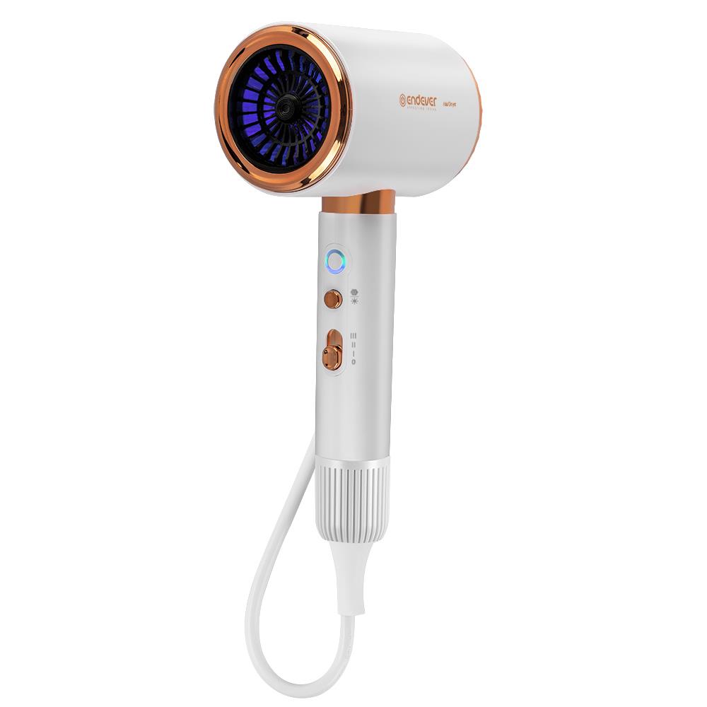 Изображение Фен Endever Aurora-513 (2200 Вт /золотистый, белый)