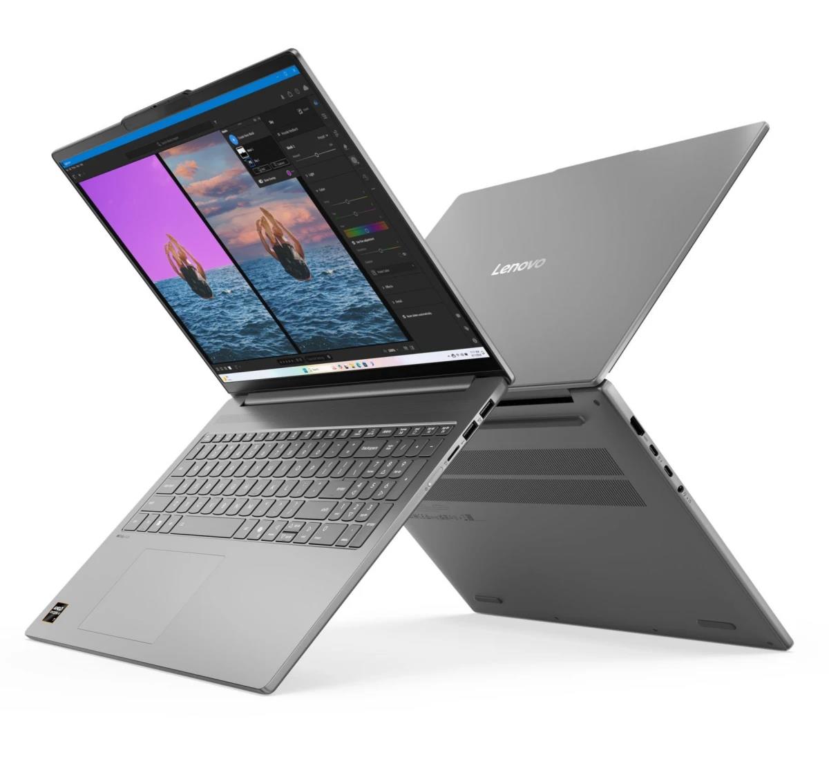 Изображение Ноутбук Lenovo IdeaPad Slim 5 16AKP10 (AMD 340 2000 МГц/ SSD 512 ГБ  /RAM 16 ГБ/ 16" 2880x1800/VGA встроенная/ Без ОС) (83HY000PRK)