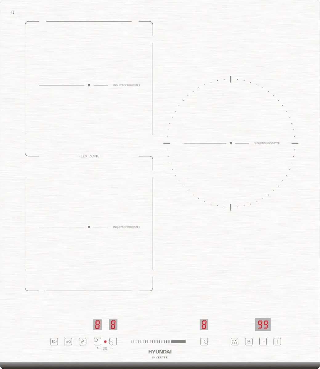 Изображение Варочная панель Hyundai HHI 4771 WG (белый)
