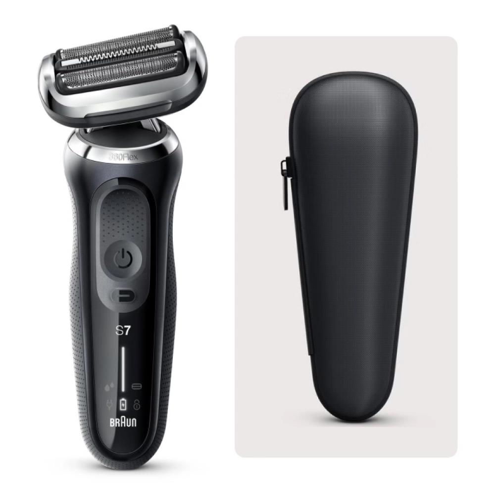 Изображение Бритва Braun Series 7 71-N1000S реж.эл.:3 питан.:аккум.,темносерый