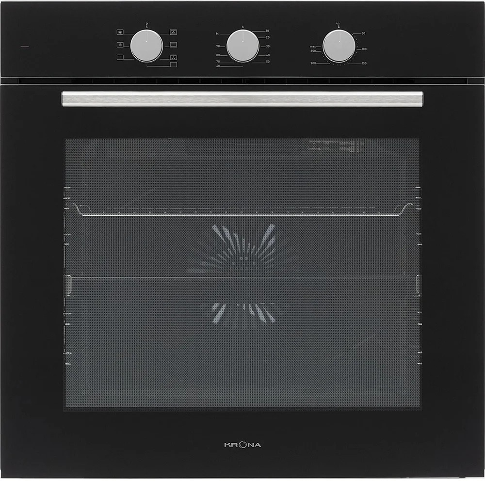 Изображение Духовой шкаф Krona ALPHA 60 BL (78 л , чёрный)