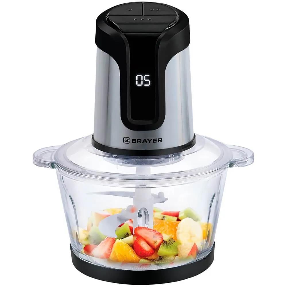 Изображение Измельчитель Brayer BR1407 (2 л /800 Вт /черный, серебристый)