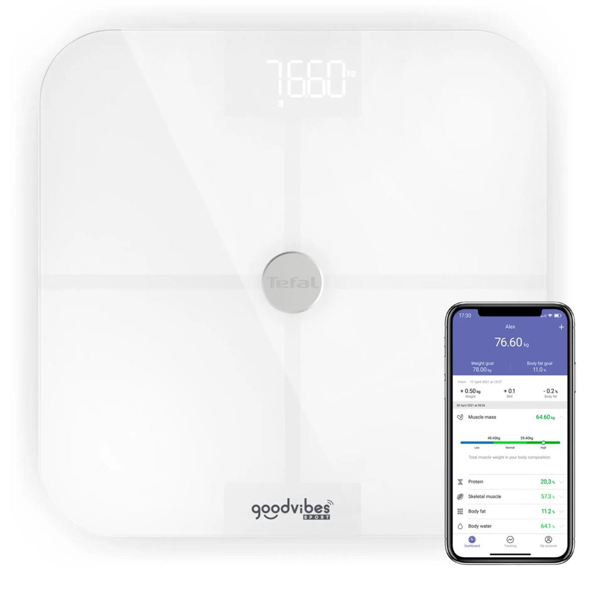 Изображение Весы Tefal BM9640S1,белый