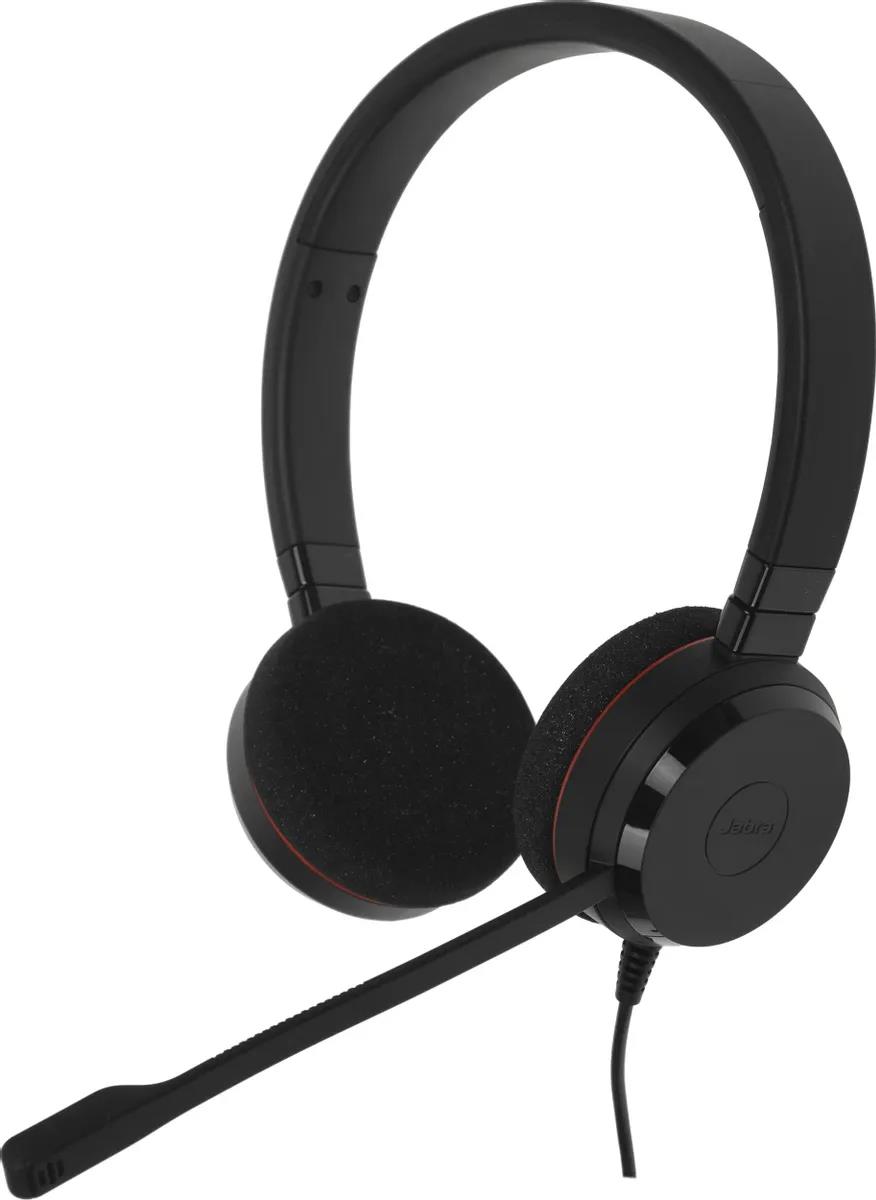 Изображение Наушники Jabra Evolve 20, Stereo MS, USB C/A adapter (PN: 4999-823-169) черный
