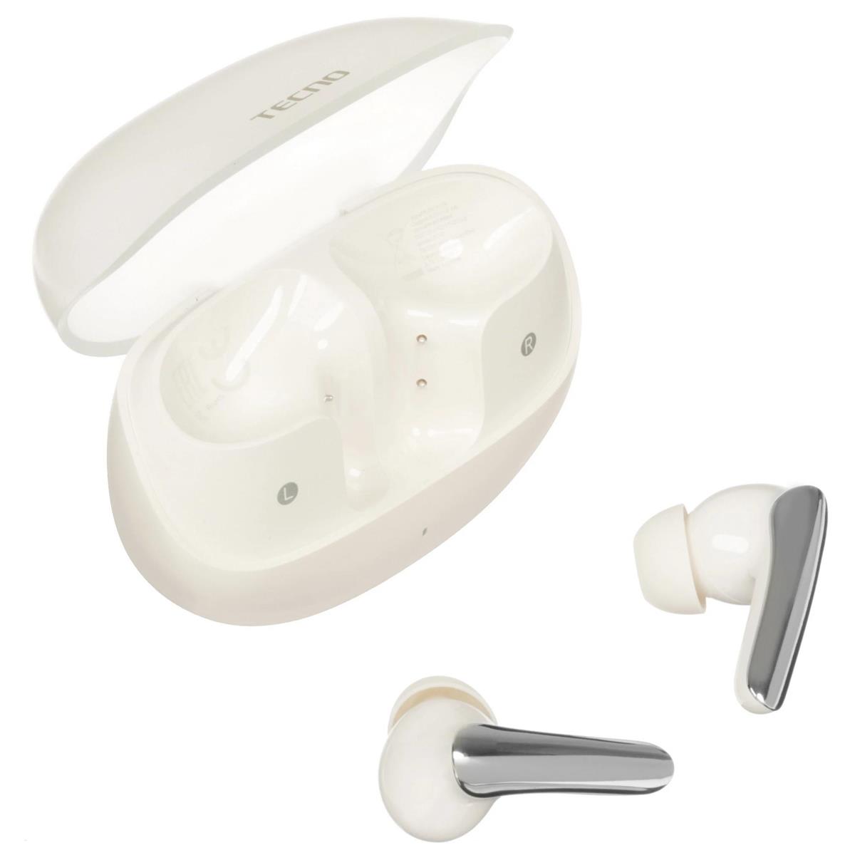 Изображение Bluetooth-гарнитура/наушники TECNO SC02 (белый)