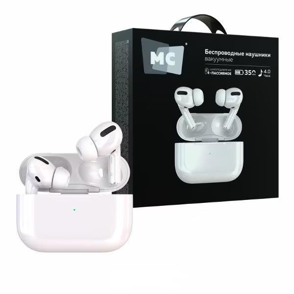 Изображение Bluetooth-гарнитура/наушники More Choice (4620202557919) БВ35 White (белый)