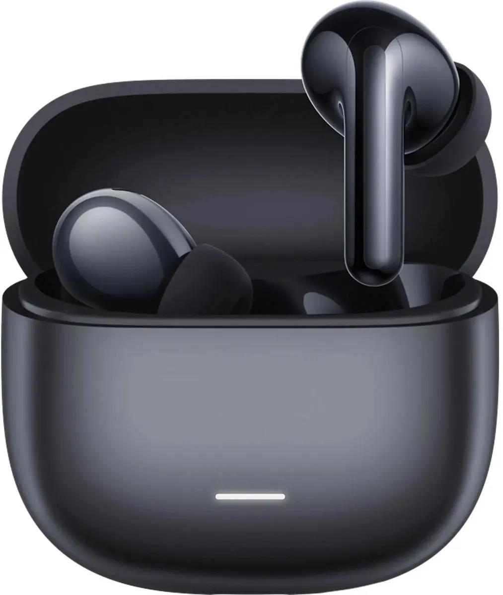 Изображение Bluetooth-гарнитура/наушники Xiaomi Buds 8 Lite беспроводные bluetooth в ушной раковине (BHR08OMGL) (черный)