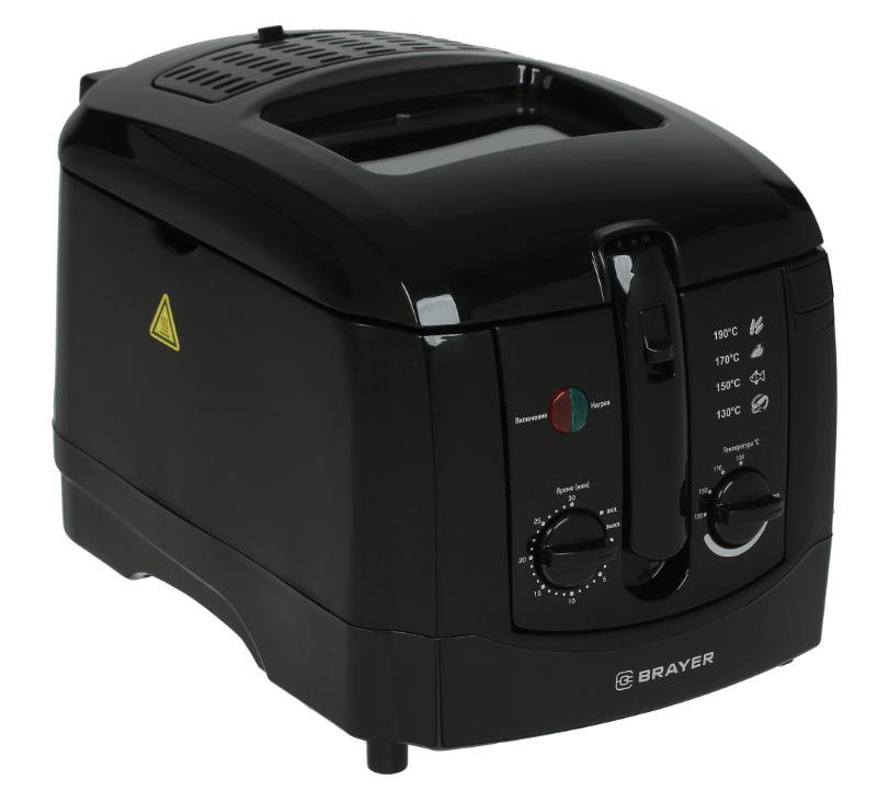 Изображение Фритюрница Brayer 2830BR-BK (3 л  1800 Вт  черный)