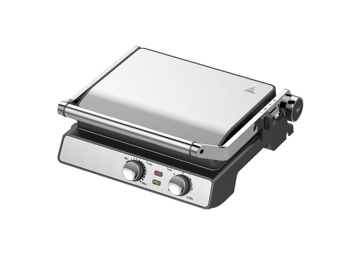 Изображение Электрический гриль Topdevice EG400 серебристый, 2000 Вт