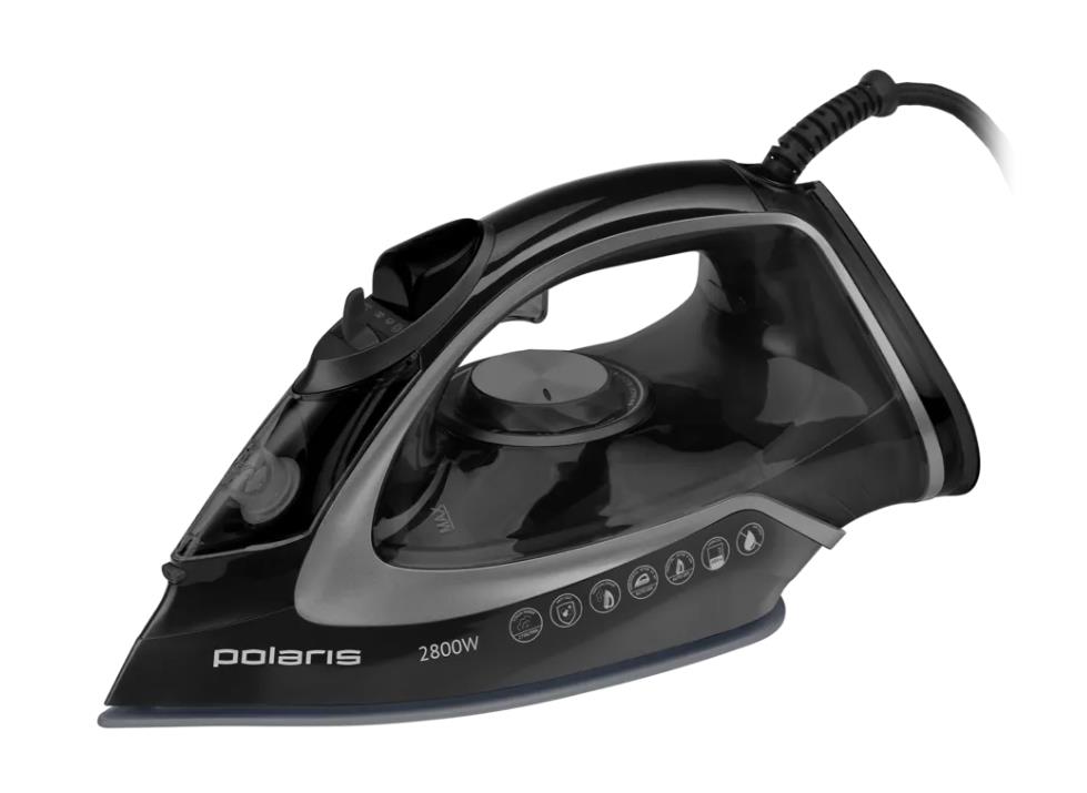 Изображение Утюг Polaris PIR-2821AK (2800Вт,кер,автоотк.3М)  (2800 Вт/черный, графит)