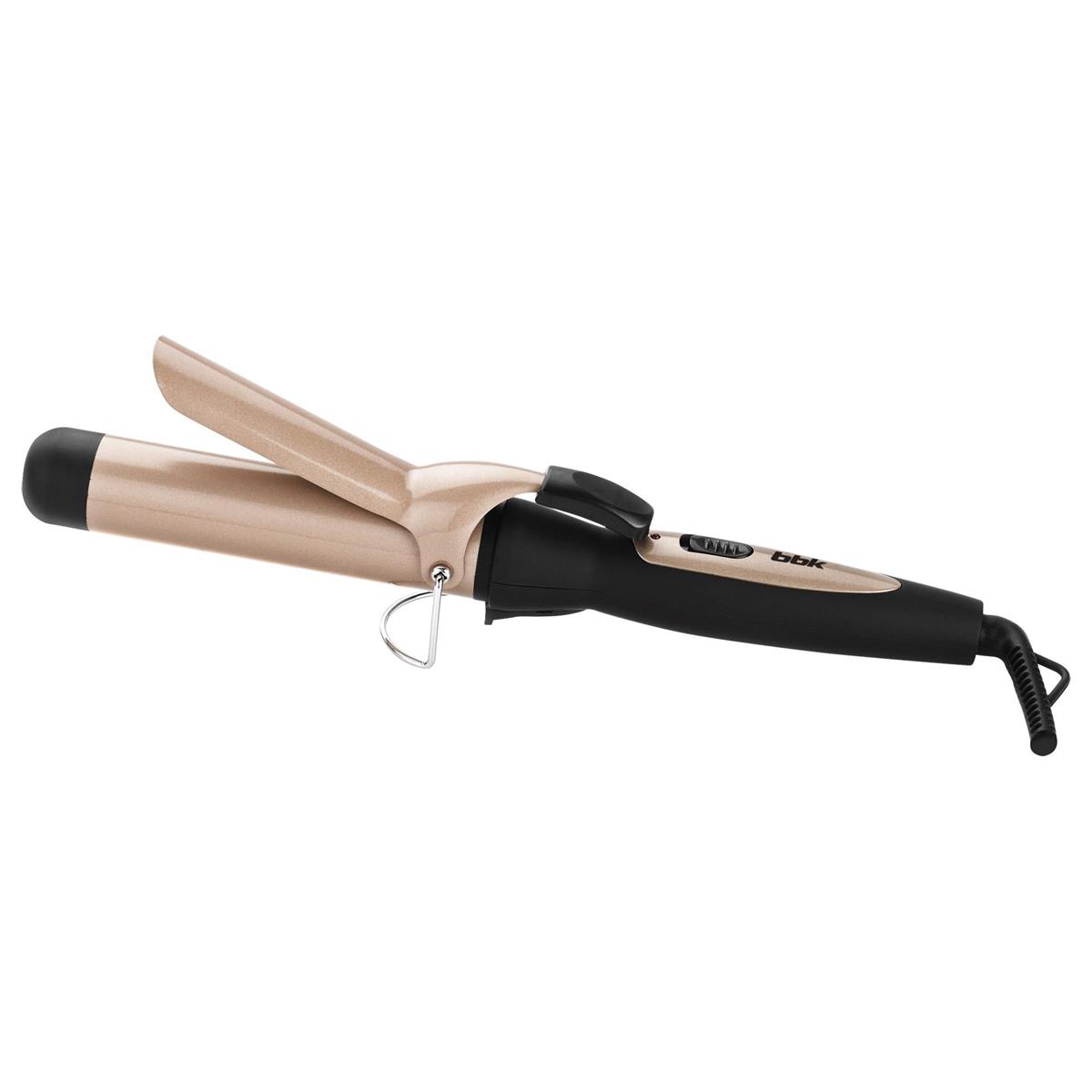 Изображение Щипцы для волос BBK BST2502 черный/шампань (40 Вт /200 °C/)