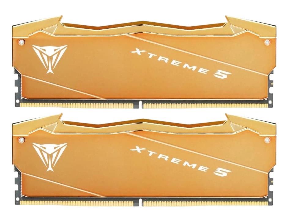 Изображение Оперативная память 2x16 GB DDR5 Patriot Viper Xtreme 5 Aurum (51200 Мб/с, 6400 МГц, CL32)
