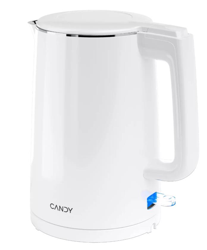 Изображение Электрический чайник Candy CK-102 (2200 Вт/1,5 л /пластик/белый)