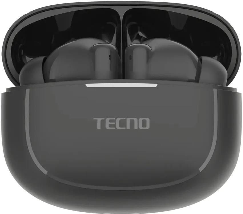 Изображение Bluetooth-гарнитура/наушники TECNO Buds 4 BD04 Air (черный)
