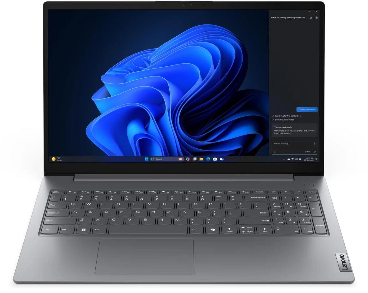 Изображение Ноутбук Lenovo V15 G5 IRL (Intel 13620H 2400 МГц/ SSD 512 ГБ  /RAM 16 ГБ/ 15.6" 1920x1080/VGA встроенная/ Без ОС) (83HF00EMIG)