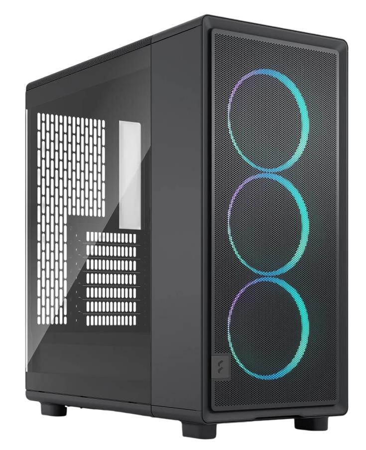 Изображение Корпус Fractal Design Epoch Black TG RGB Light Tint (mATX, ATX, Mini-ITX, черный, без БП)/(FD-C-EPO1A-04)