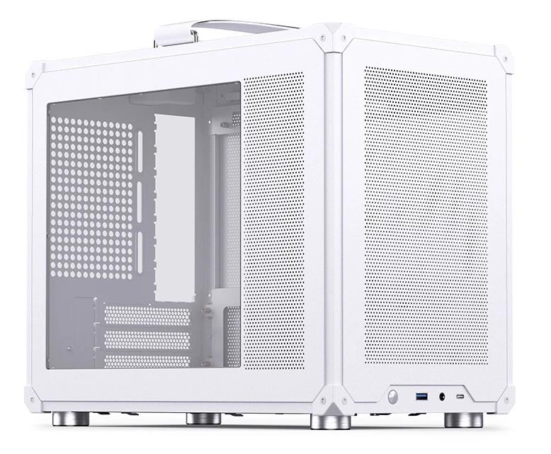 Изображение Корпус Jonsbo C6 MAX White (mATX, Mini-ITX, белый, без БП)/(C6 MAX White)