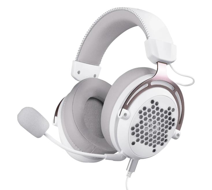Изображение Наушники Redragon Diomedes USB, звук 7.1 белый