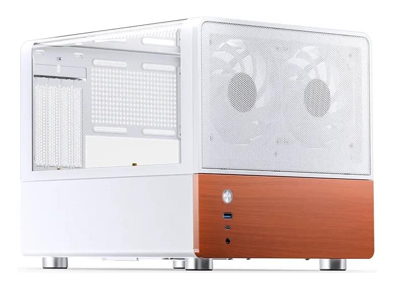 Изображение Корпус Jonsbo V12 White (mATX, Mini-ITX, белый, без БП)/(V12 white)
